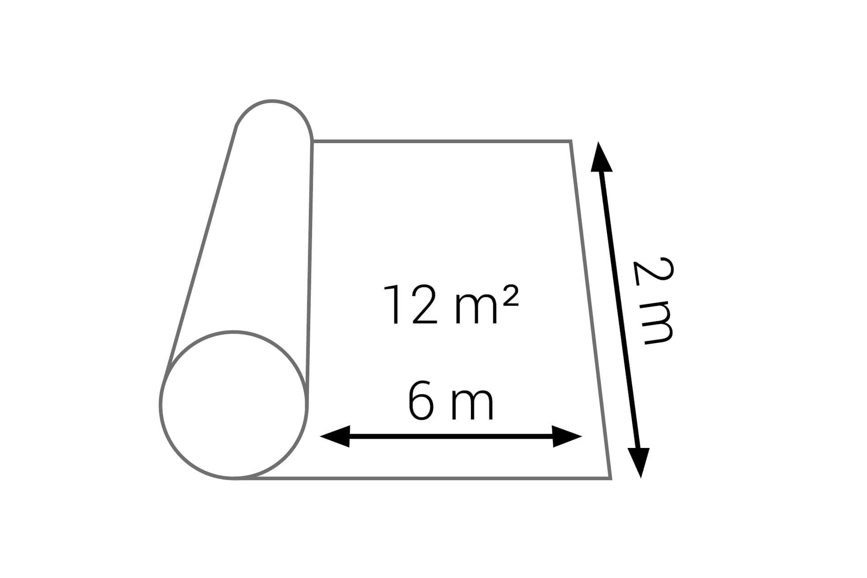 Водо и паро-изолационно фолио 12m2 0.2mm №107837