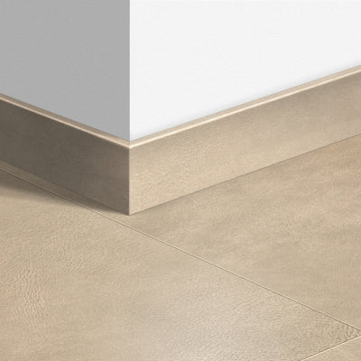 Перваз MDF Quickstep 1401 Плочка бяла кожа 77x14мм QSPSKR01401 2.40м