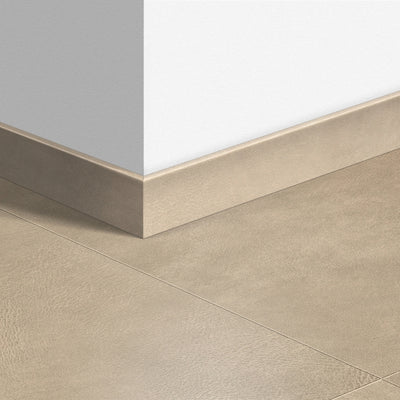 Перваз MDF Quickstep 1401 Плочка бяла кожа 58x12мм QSSK01401 2.40м