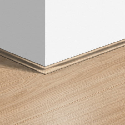Ъглов профил MDF Quickstep 1538 Дъб лакиран бял 17x17мм, 2.40м
