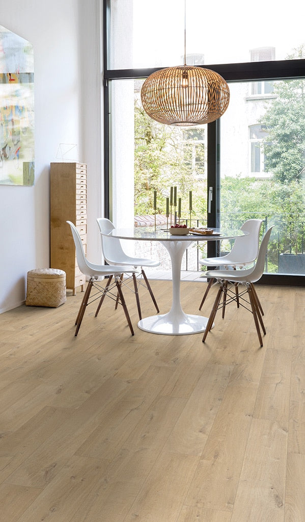 Ламиниран паркет QuickStep №IM1856 Дъб мек медиум 8мм / 32 клас 4V