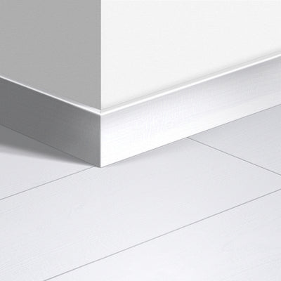 Перваз MDF Quickstep 1859 Бели дъски 77x14мм QSPSKR01859 2.40м