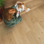 Водоустойчива настилка QuickStep №40321 Дъб Крайбрежен бежов 4мм / 33 клас 4V