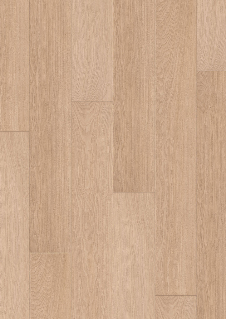 Ламиниран паркет QuickStep №IMU3105 Дъб лакиран бял 12мм / 33 клас 4V