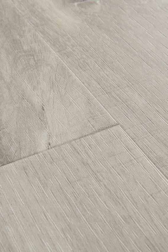 Водоустойчива настилка QuickStep №40030 Дъб Каньон сив 4мм / 33 клас 4V
