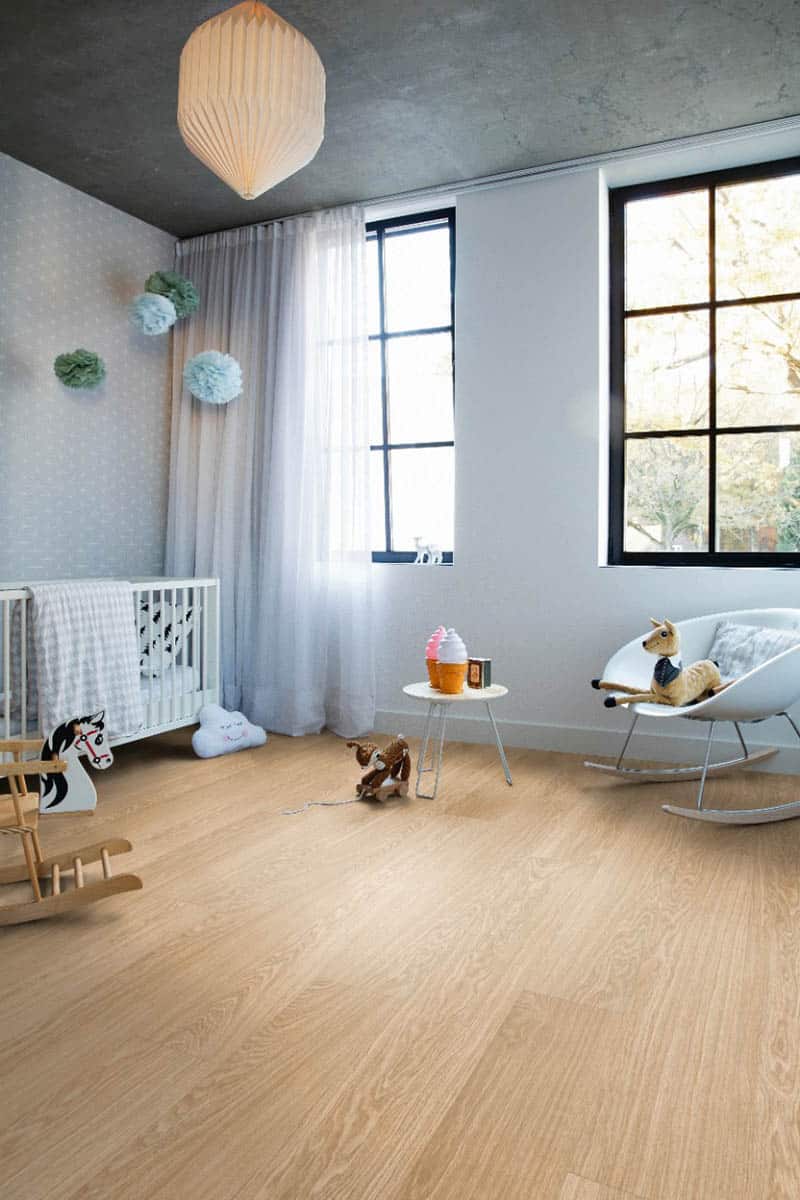 Водоустойчива настилка QuickStep №AVMPU40097 Чист дъбов руж 5+1мм / 33 клас 4V