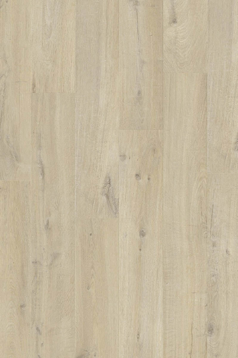 Водоустойчива настилка QuickStep №AVMPU40103 Памучен дъб бежов 5+1мм / 33 клас 4V