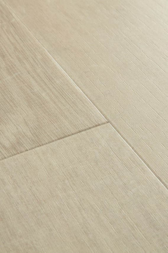 Водоустойчива настилка QuickStep №AVMPU40103 Памучен дъб бежов 5+1мм / 33 клас 4V