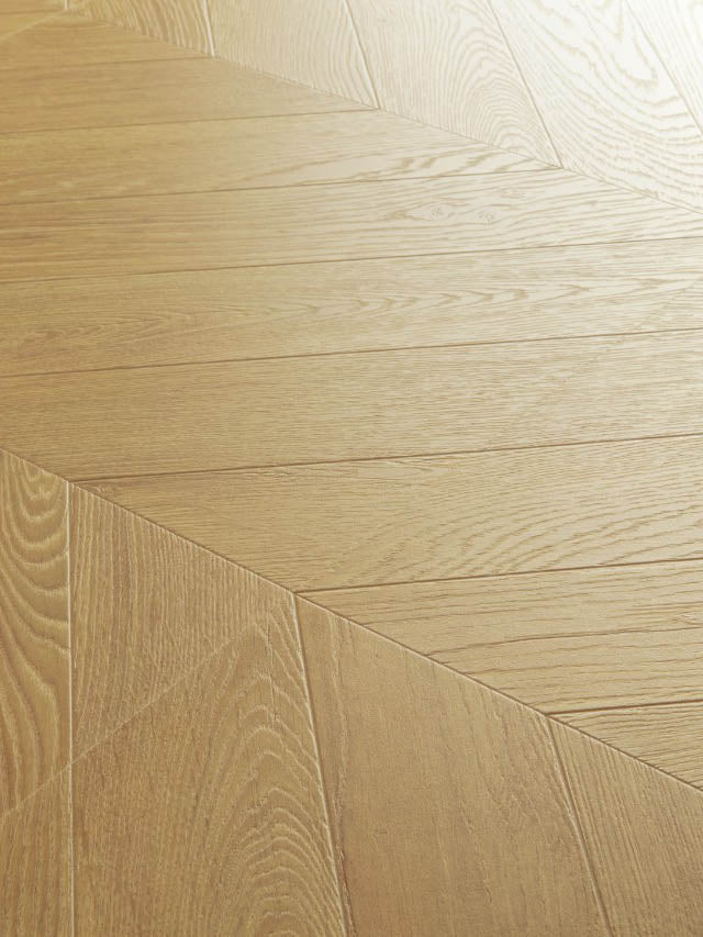 Ламиниран паркет QuickStep №IPA4161 Шеврон Дъб Естествен 8мм / 32 клас 2V