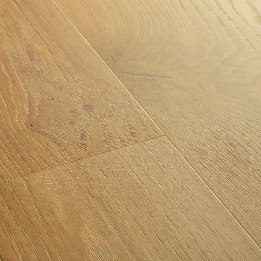Водоустойчива настилка QuickStep №40320 Дъб Меден Крайбрежен 4мм / 33 клас 4V