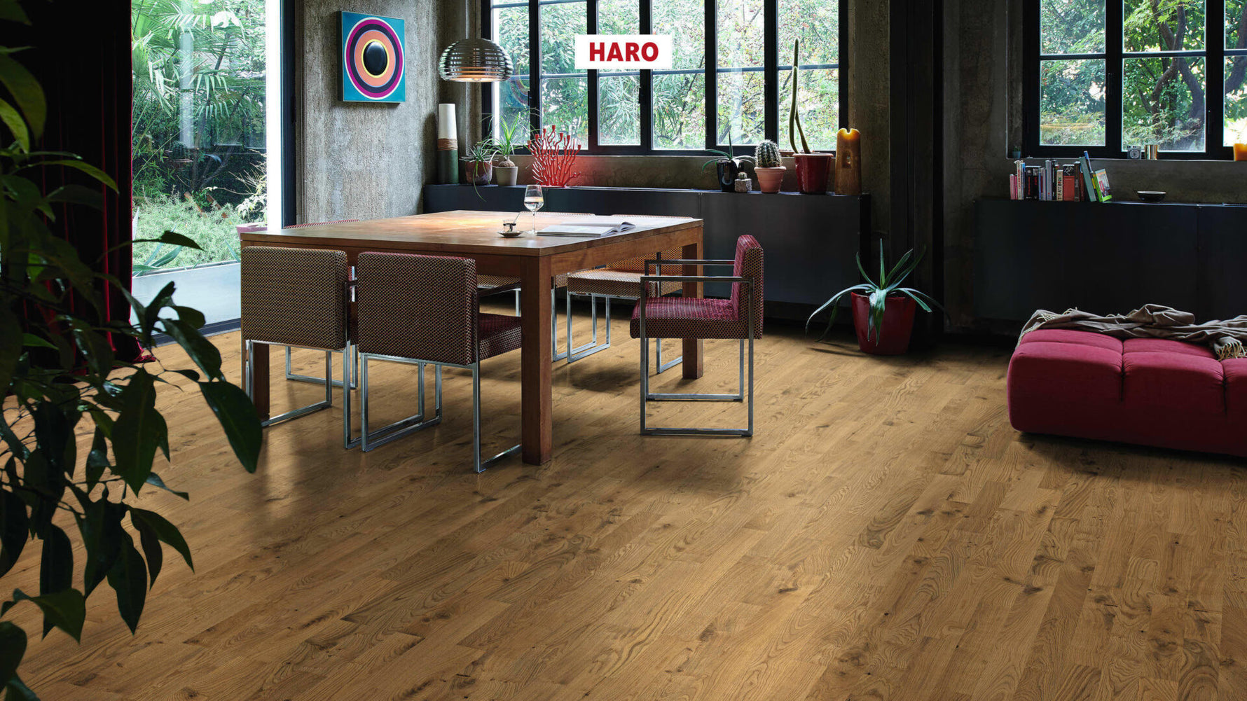 Двуслоен паркет Haro Classico №543549 Дъб натурал четкан 4V