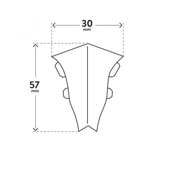 Вътрешен ъгъл Arbiton LM55 65 Дъб каньон