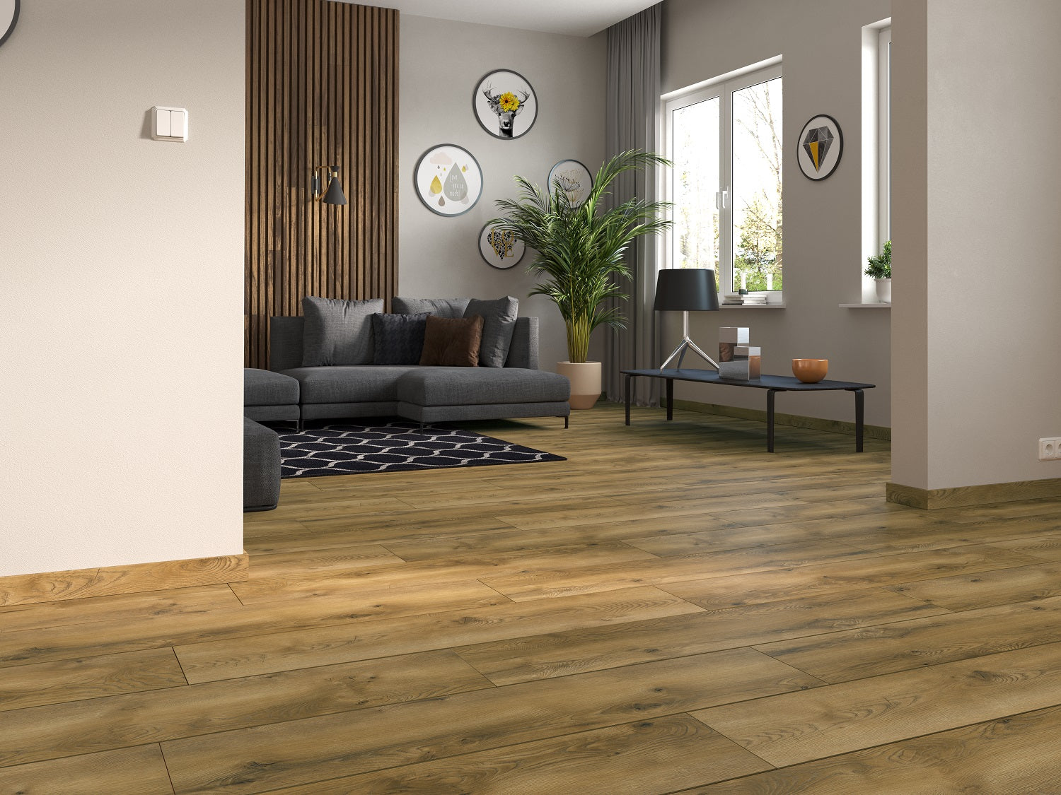 Перваз Arteo Classen 63081 HDF 78x14, 2.40м – снимка 1
