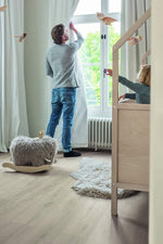 Ламиниран паркет Quickstep №CLM5790 Дъб Вивид сив 8мм / 32 клас