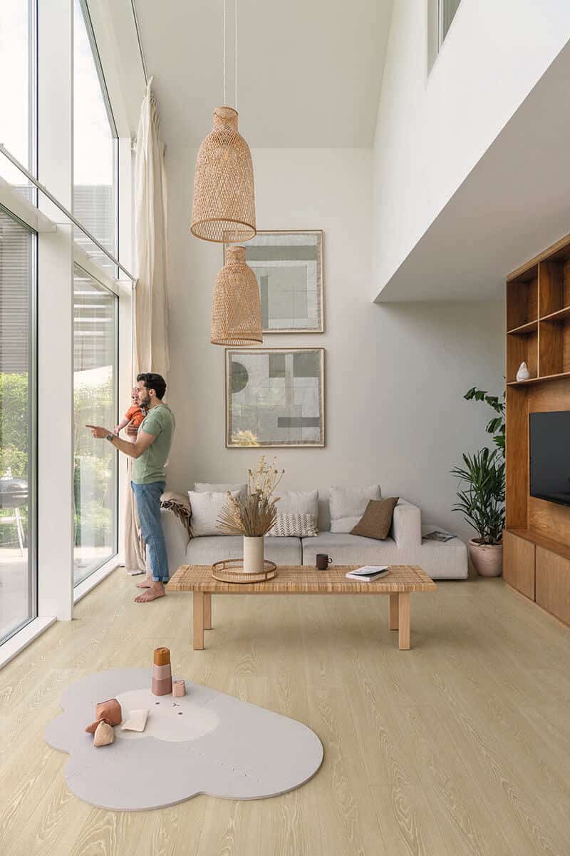 Ламиниран паркет Quickstep №CLM5799 Дъб мраз беж 8мм / 32 клас