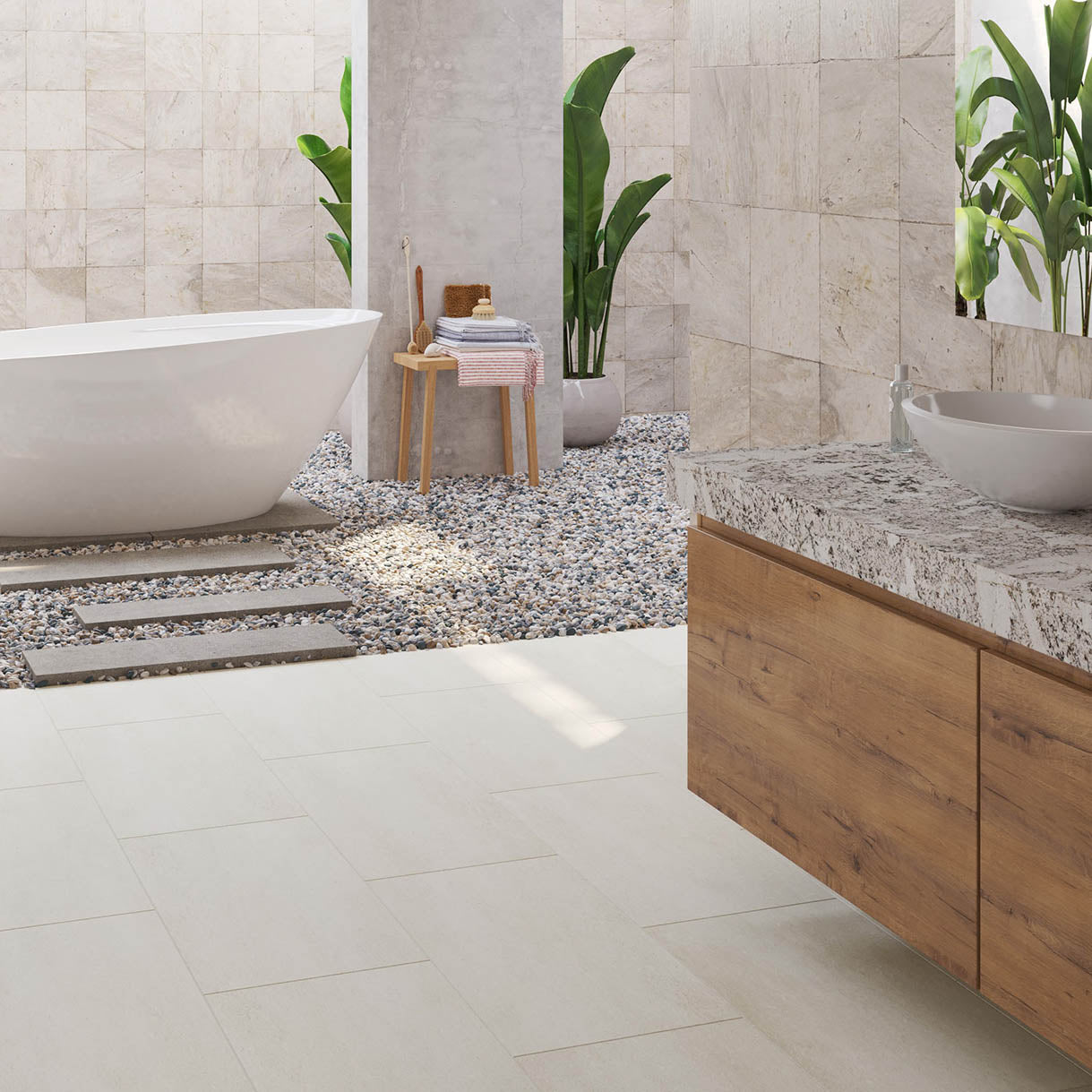 Винилова настилка Ceramin №54657 Крисоло 4.5мм / 34 клас 4V