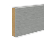 Перваз HDF Cubu Флекс Лайф Неръжд. стомана 80x13, 2.50м