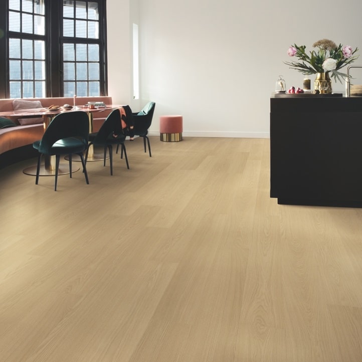 Ламиниран паркет QuickStep №SIG4750 Дъб бежов с политура 9мм / 32 клас 4V