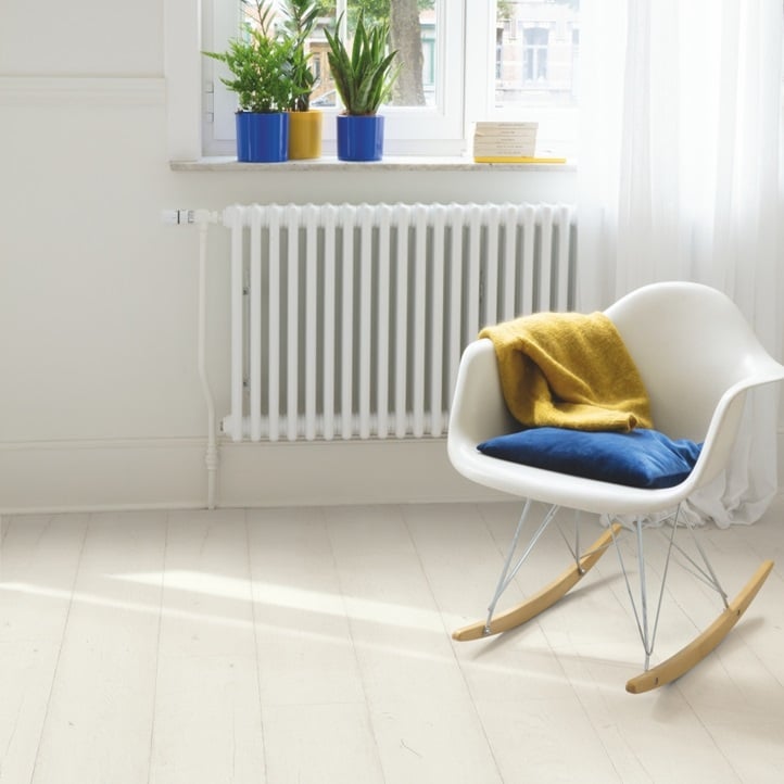 Ламиниран паркет QuickStep №4753 Дъб бял боядисан 9мм / 32 клас 4V