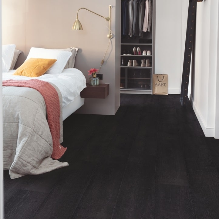 Ламиниран паркет QuickStep №SIG4755 Дъб черен, боядисан 9мм / 32 клас 4V