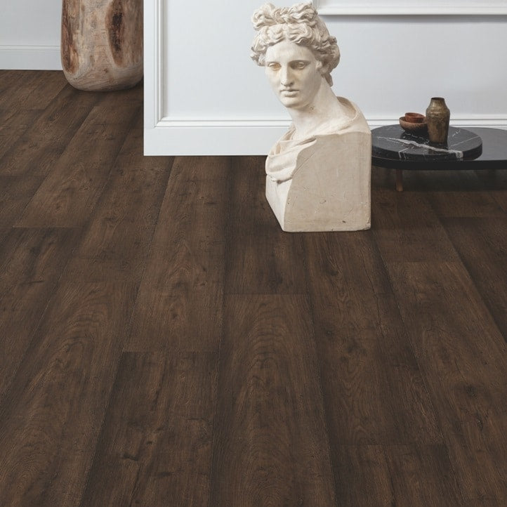 Ламиниран паркет QuickStep №4756 Дъб кафяв, восъчен 9мм / 32 клас 4V