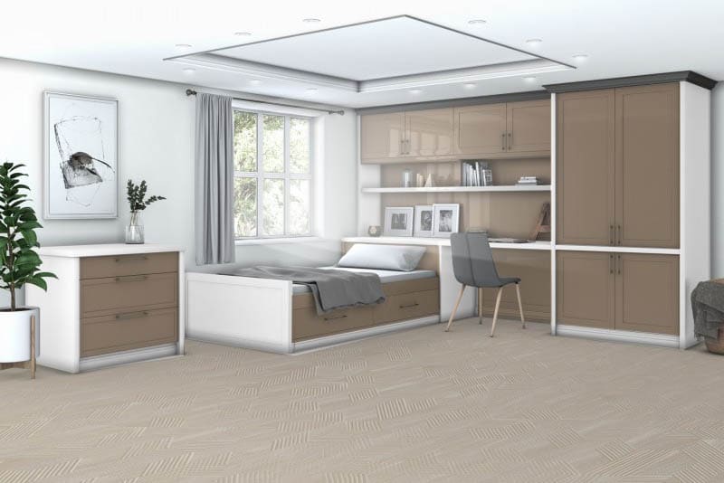 Ламиниран паркет PRK701 Спарк крем 12мм / 32 клас