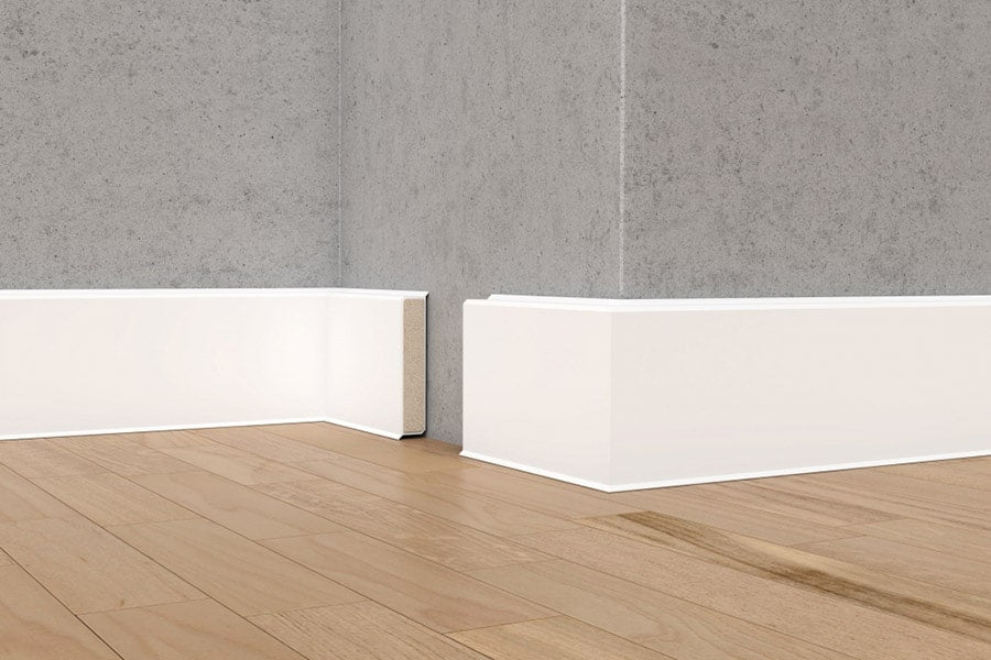Перваз HDF Cubu Флекс Лайф бял 60x13, 2.50м