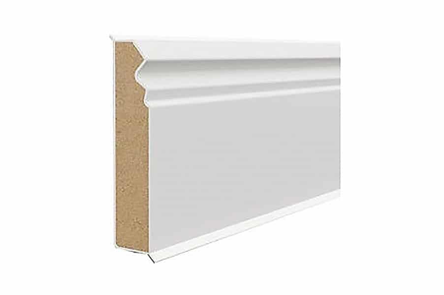 Перваз HDF Cubu Хамбург Бял 100x18, 2.50м