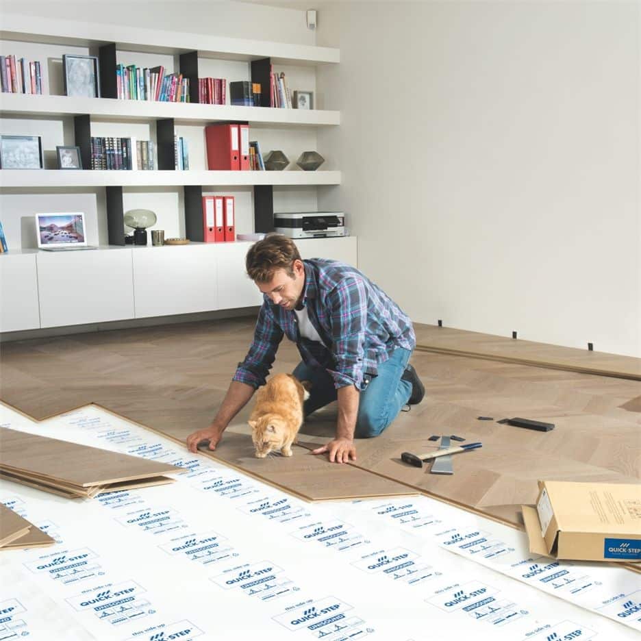 Трислоен паркет Quickstep №3903 Дъб Еклипс
