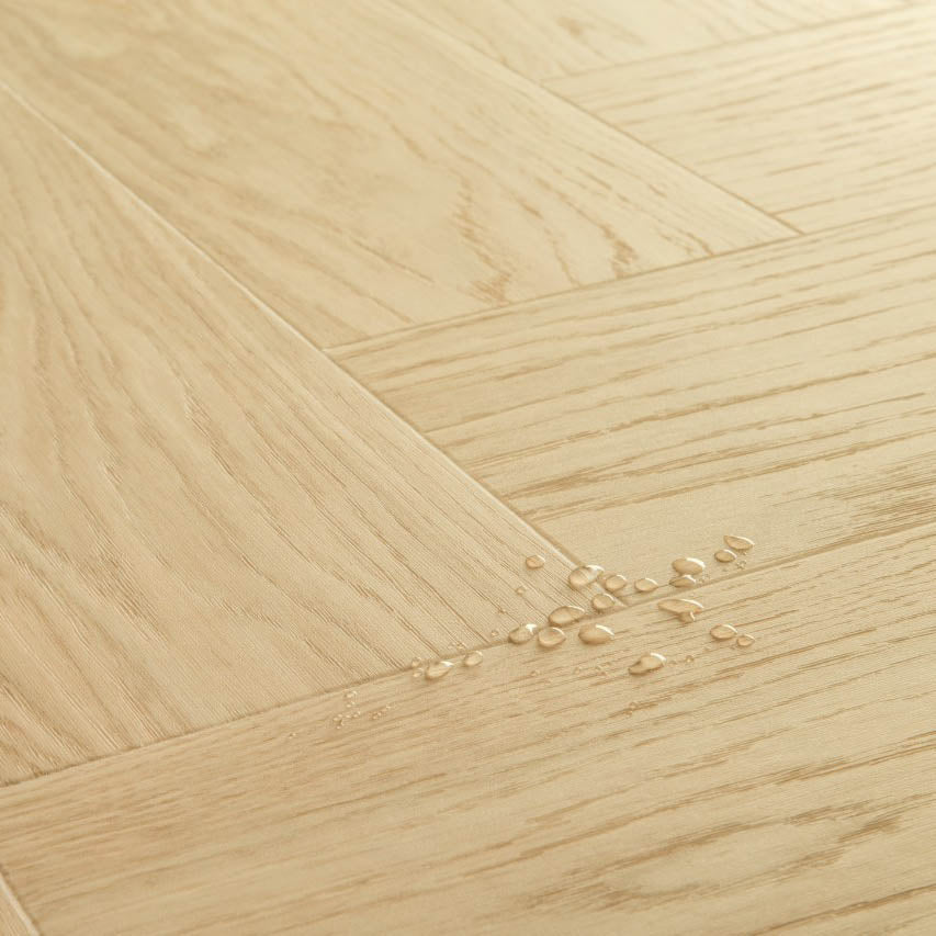 Водоустойчива настилка QuickStep №40359 Чист Дъбов Руж 5+1мм / 33 клас 4V