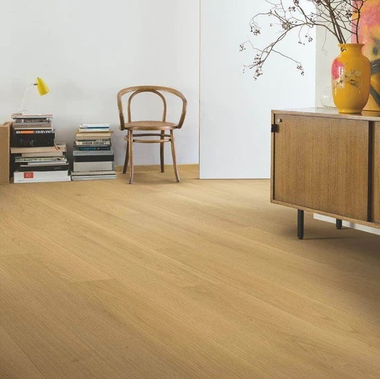 Трислоен паркет Quickstep №6029 Дъб Кожа екстра мат 2V