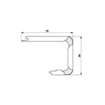 Стъпала Quickstep 3580 Дъб Нюкасъл сив №QSSTRBEL03580