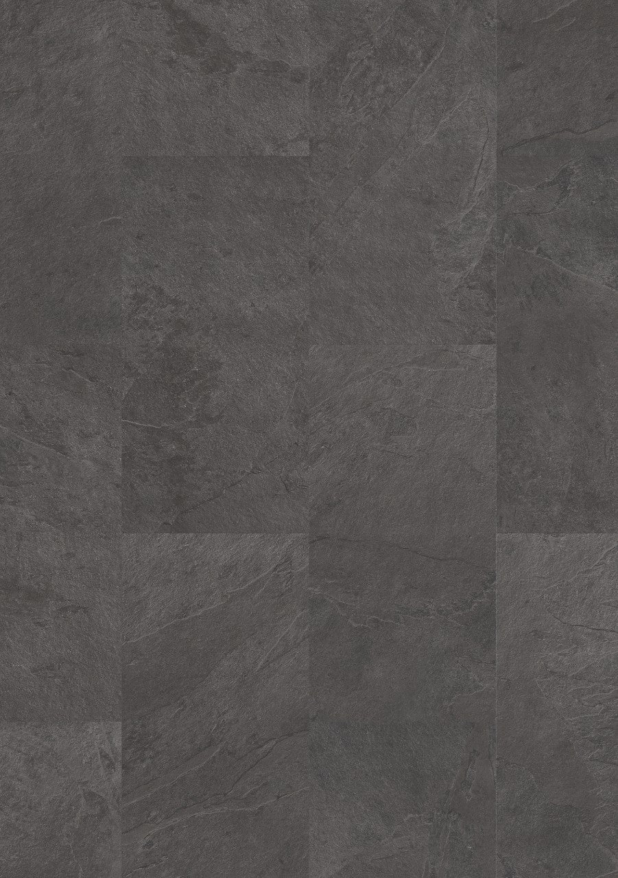 Водоустойчива настилка QuickStep №40035 Черни шисти 4+1мм / 33 клас 4V