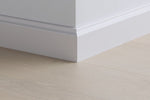 Перваз MDF Quickstep Ogee Бял 160x16мм, 2.40м
