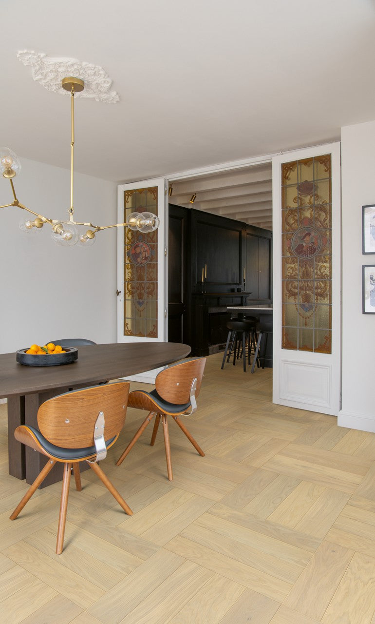 Трислоен паркет Quickstep Disegno №4856 Дъб Крем