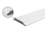 Перваз MDF Quickstep Ogee Бял 160x16мм, 2.40м