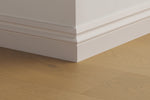 Перваз MDF Quickstep Ogee Бял 160x16мм, 2.40м