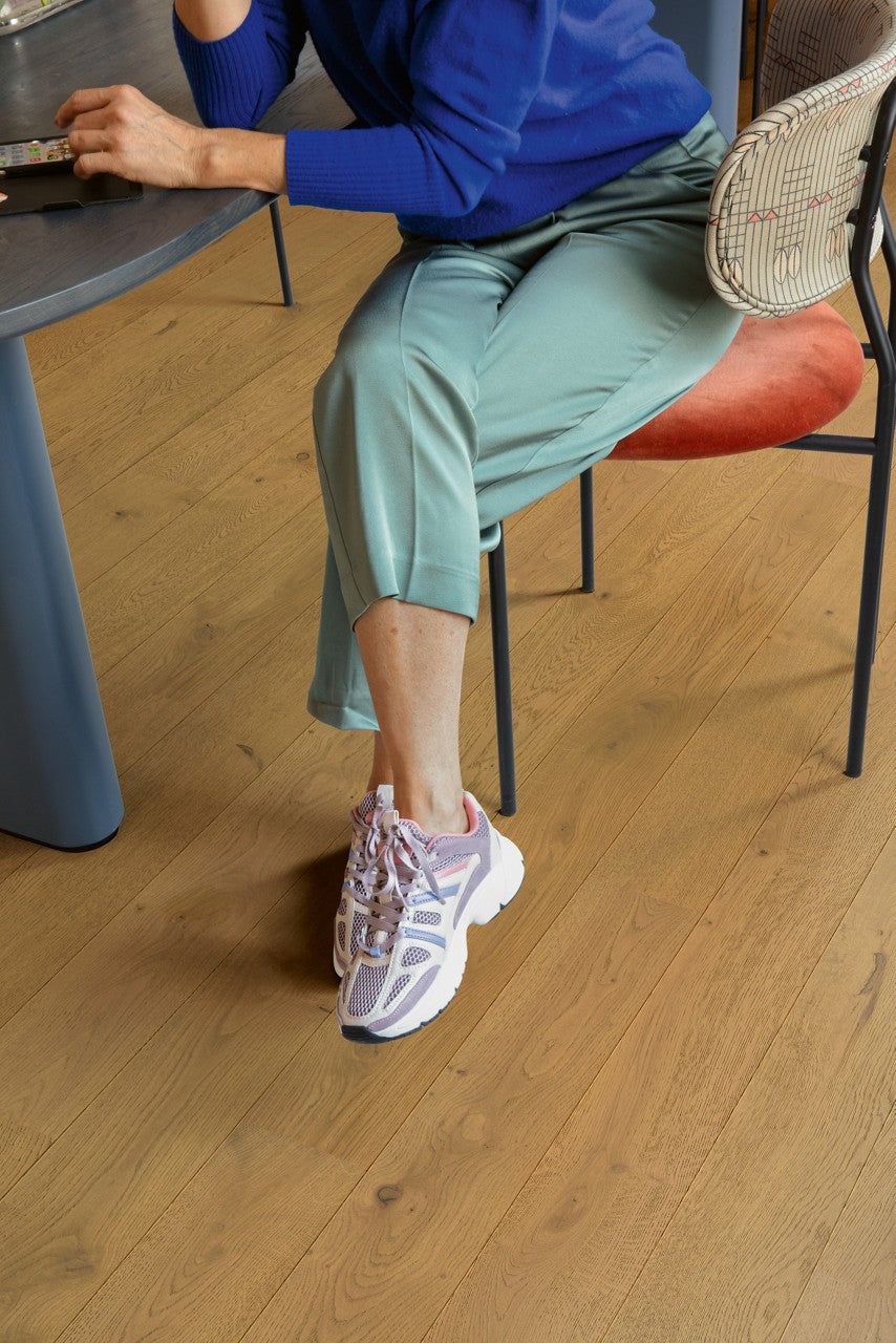 Трислоен паркет Quickstep Amato №7446 Дъб тъмен кестен 2V