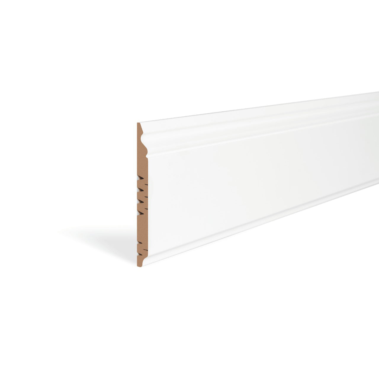 Перваз MDF Quickstep Ogee Бял 160x16мм, 2.40м