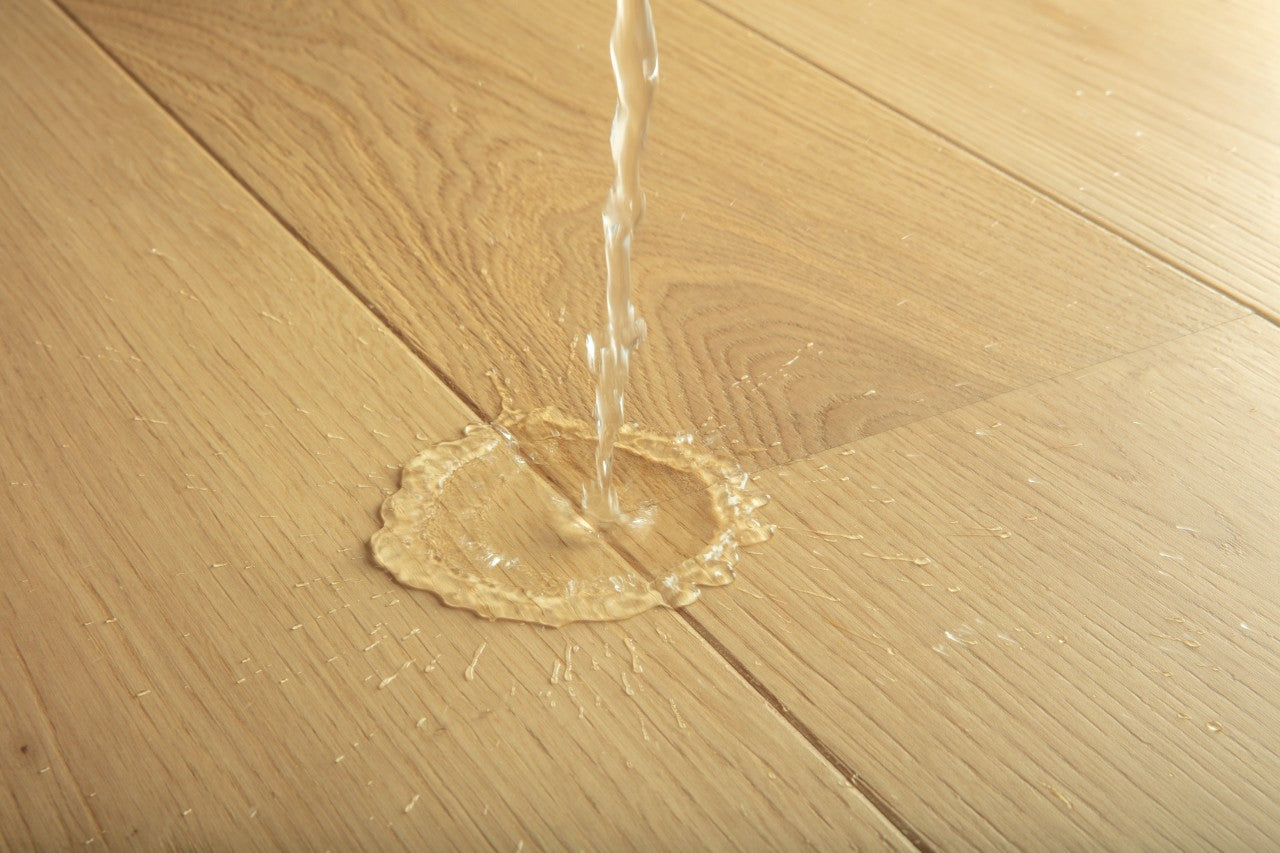 Трислоен паркет Quickstep №6029 Дъб Кожа мат 4V