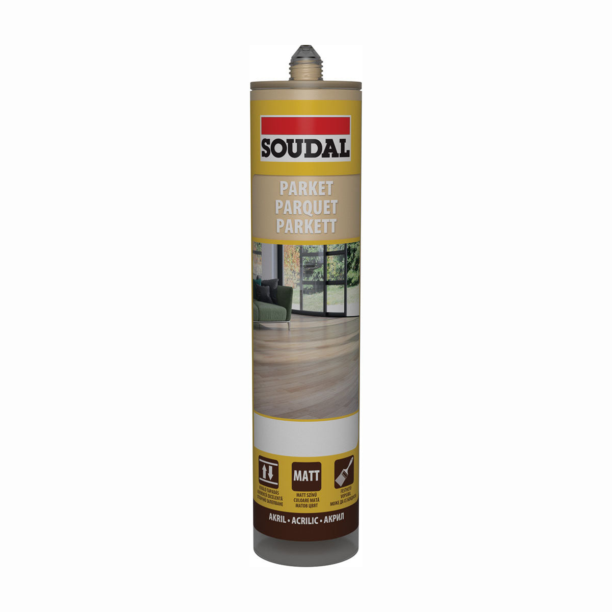 Паркетен уплътнител Soudal Бреза 280мл