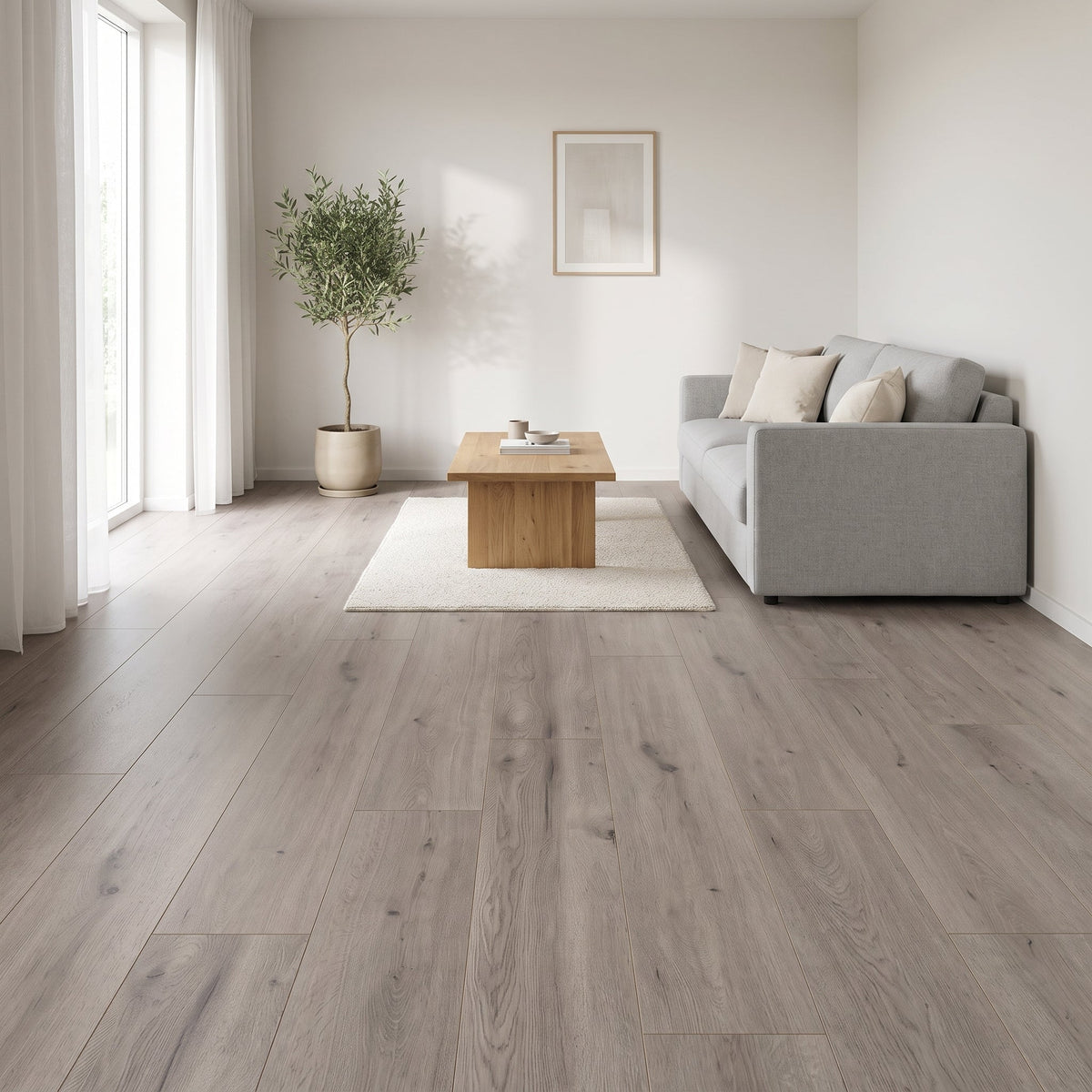 Ламиниран паркет SWISSKRONO SWISS SOLID D4661 Artisan Oak Grey 12мм / AC5 33 клас 4V