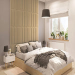 Тапициран стенен панел Vilo Regular 1 Бежово 30x60 см