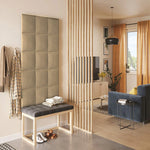 Тапициран стенен панел Vilo Regular 3 Бежово 30x30 см