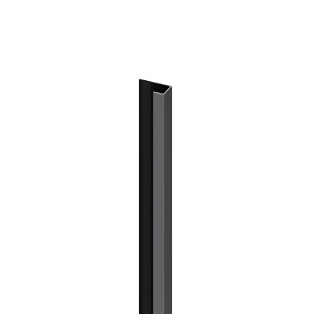 Завършващ J-профил Vilo №108897 300см - Deep Grey