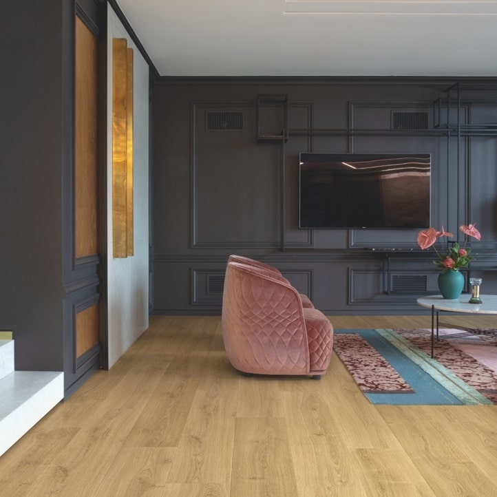 Ламиниран паркет QuickStep №SIG4762 Изчеткан дъб топъл - естествен 9мм / 32 клас 4V