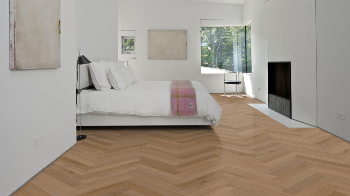 Винилова настилка Kährs Sensation LTCHW2505-103 Интеншън Херингбон 6мм / 34 клас