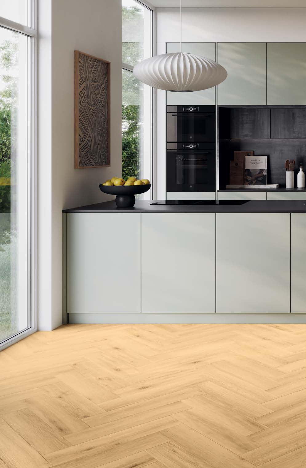 Ламиниран паркет KronoSwiss Grand Selection Herringbone №D80891 Дъб Барил 14мм / 33 клас 4V