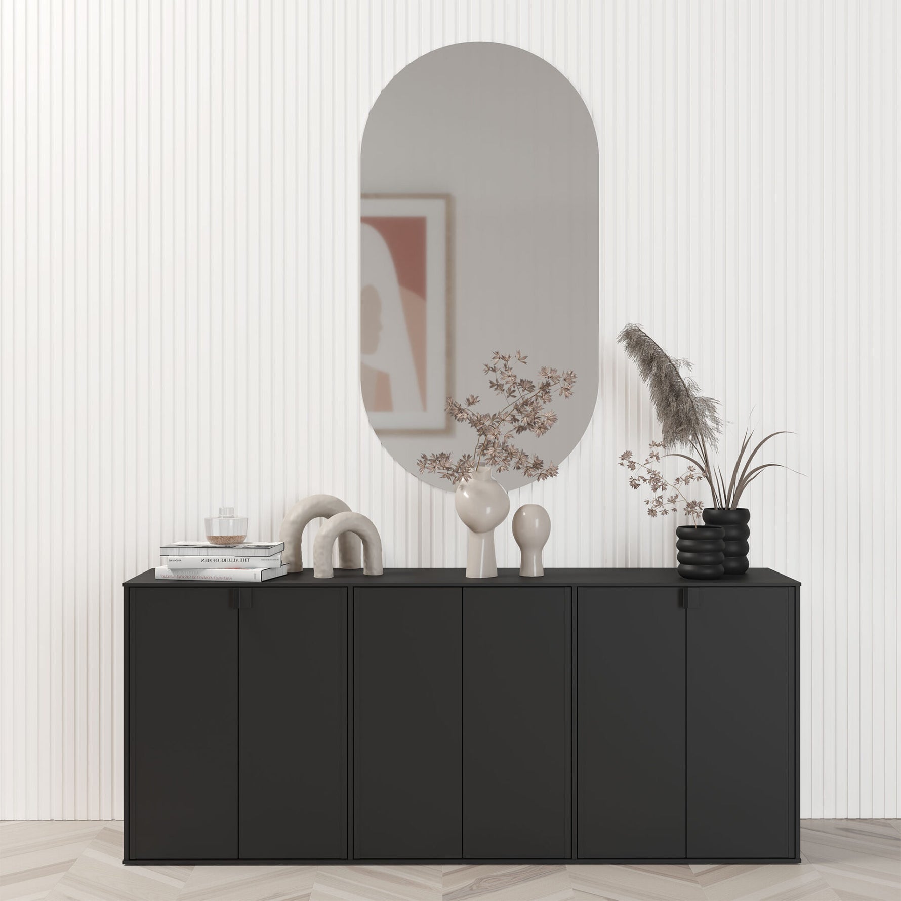 Стенен MDF панел FAUS Пента Бял мат №185326S