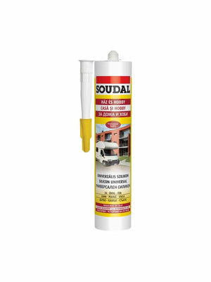 Универсален силикон SOUDAL прозрачен 280мл.